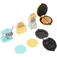 thumbnail image 4 of FELTECHELECTR 1 juego de kit de repostería en miniatura, adorno de modelado, juguete de plástico en miniatura, accesorio para casa, 4 of 6
