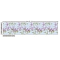 thumbnail image 3 of Ambesonne Floral Fabric by the Yard Upholstery, Lattice Garden Spring Flower, 3 Yards, Soft Blue Lavender, 3 of 5