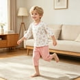 thumbnail image 5 of masbird Toddler Pajamas Cotton Kids Pajamas for Boys Girls Long Sleeve Pajama Set 2 Piece Snug Fit Pjs Set 6-12 Months 12-24 Months 2t 3t 4t 5t 6t 7t 8t 9t Children(Pink,4-5 Y), 5 of 7