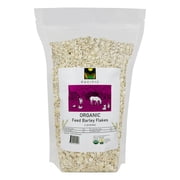Pacific Organic Petfood Feed Barley Flakes for Pet - All Natural, Rich in Fiber & Minerals, USDA & CCOF Certified, Packed in USA - 2Lbs