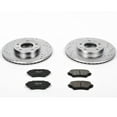 thumbnail image 3 of PowerStop Front Z23 Evolution Sport Carbon-Fiber Ceramic Brake Pad and Drilled & Slotted Rotor Kit Fits: MAZDA Select Models K4659, 3 of 10