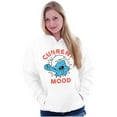 thumbnail image 4 of Sleepy Smurf Current Mood Tired Lazy Hoodie Sweatshirt Women Men Brisco Brands L, 4 of 6