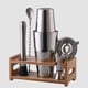 thumbnail image 5 of Martini Shaker Bartender Kit 10Pcs Colador de cóctel de acero inoxidable Ice Muddler Spoon Jigger Pourers Bar Tools Noticed LF0147-00B, 5 of 7