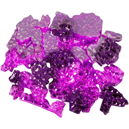 

wendunide home decor Colorful Ice Crack Fragments DIY Creative Handmade Art Color Tempered Glass Particles Light Transmission K