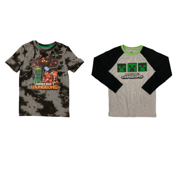 Minecraft Dungeons Boy's Flip Sequin Fashion TShirts (5/6)
