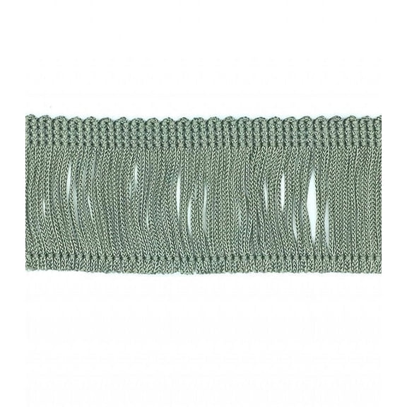 Trimplace Sage Green 2" Rayon Chainette Fringe - 9 Yards