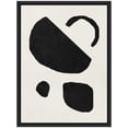thumbnail image 5 of Kate and Laurel Black Geometric Abstract 2 Framed Canvas Wall Art by July Art Prints 18 x 24 Sylvie Black, Modern, Abstract Art for Wall Decor, Living Room, Bedroom, 5 of 8