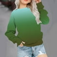 thumbnail image 2 of Girls Sweatshirts Pullover Tops, Ombre Color Crewneck Sweatshirts for Teen Girl Boy, Cute Kids Long Sleeve Blouse, 1-14Y, 2 of 7