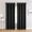 Black, variant on MK Gdledy Blackout Curtain Panels Perforated Window Drape for Bedroom Living Room, 1 Panel