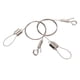 thumbnail image 2 of Cable para colgar cuadros con lazo, 2 piezas de alambre para colgar cuadros Kit de cables para colgar espejos Cable ajustable para colgar cuadros con gancho Estándares líderes en la industria, 2 of 14