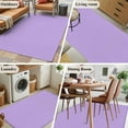 thumbnail image 6 of Violet Purple Area Rugs 2.7x5 for Living Room, Farmhouse Solid Purple Color Modern Art Non Slip Washable Rug Runner, Low Pile Indoor Floor Carpet Mat Bathroom Rugs for Bedroom, Kids Room, 6 of 9