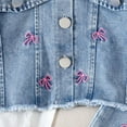 thumbnail image 4 of TaTaai Kids Embroidered Letter Hoodie Two Piece Set, Long Sleeve Tracksuit Outfit, Soft Casual Loungewear Gift, 4 of 6