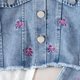 thumbnail image 4 of TaTaai Kids Embroidered Letter Hoodie Two Piece Set, Long Sleeve Tracksuit Outfit, Soft Casual Loungewear Gift, 4 of 6