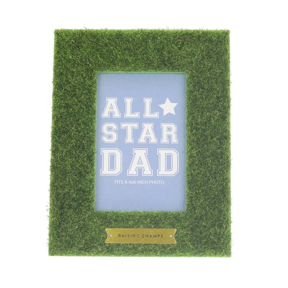 All Star Dad Faux Grass Picture Frame, 4" x 6", Father's Day by Way To Celebrate