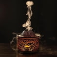 thumbnail image 4 of Difusor de Aceites Esenciales de 180 Ml, Humidificador Volcán con Aroma A Llama, Niebla de Medusas, LED de 7 Colores, Apagado Automático para el Hogar y la Oficina, B, 4 of 5