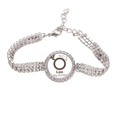 thumbnail image 1 of Constelación celebración de cumpleaños destino León Pulsera de tobillera de cadena de tenis, joyería de diamantes, 1 of 3