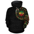 thumbnail image 3 of Sudadera con capucha con estampado 3D de la bandera de Etiopía y el emblema del león para hombre, ropa informal de calle, sudaderas con capucha de manga larga, 3 of 5