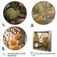 thumbnail image 3 of Designart "Flower Farm Window in Yellow and Green II" Floral Wall Art - Traditional Yellow Window Entryway Wall Art Print, 3 of 6