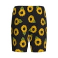 thumbnail image 2 of Lsque Sunflowers Mens Sleep Pajama Shorts,Short Pajama Pants, Cotton Ultra-Soft Knit-XX-Large, 2 of 9