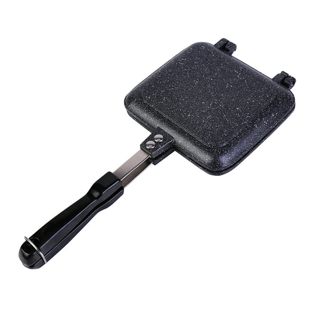 Gas Double-Side Non-Stick Sandwich Maker Bread Toast Breakfast Machine Waffle Barbecue Oven Frying Pan