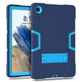 thumbnail image 2 of Dteck with Screen Protector Case for Samsung Galaxy Tab A9 Plus 11-inch (X210/X215/X216/X218),Shockproof 3-Layer Protection Kickstand Case Heavy Duty Cover for Galaxy Tab A9+,Navy+Blue, 2 of 7