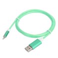thumbnail image 1 of Cable de carga USB para IOS LED Light Up que fluye cable de carga rápida para teléfonos móviles IOS Verde, 1 of 5