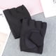 thumbnail image 3 of BRIGHTFUFU Un par de guantes profesionales de ciclismo, culturismo, mancuernas, fitness, levantamiento de pesas, gimnasio, adultos, guantes protectores transpirables de medio dedo, talla L (negro), 3 of 7