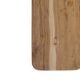 thumbnail image 3 of Long Wooden and Marble Cutting Board, Brown- Saltoro Sherpi, 3 of 5