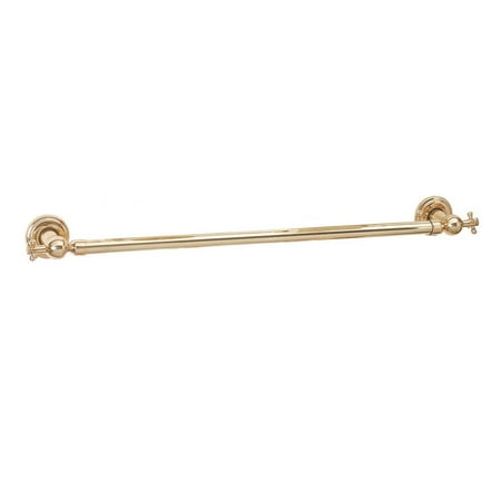Bright Brass Accessories - Bright Brass Traditional Towel Bar 24 3/4
