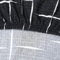 thumbnail image 4 of fastboy Swivel Computer Gaming Chair Cover Stretch Armchair Cover Black and White, 4 of 9