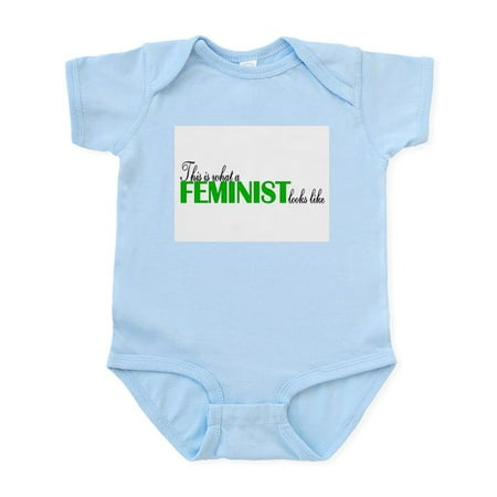 

CafePress - Feminist Looks Like Infant Bodysuit - Baby Light Bodysuit Size Newborn - 24 Months