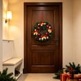 thumbnail image 5 of Kokovifyves 11.8"Christmas Wreath for Front Door,Holiday Garland with Bows and Ornaments for Indoor Outdoor Wall Window Decorations, 5 of 7