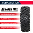thumbnail image 5 of EastVita ATV Tires, All Terrain ATV UTV Mud Trail Tires(Set of 2, Tubeless), 5 of 5