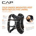 thumbnail image 3 of Chaleco con peso CAP para mujer y hombre 11.34 kg, reflectante, 25 lb, 3 of 9