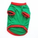 thumbnail image 5 of Camiseta Navideña Tricolor onlyliua para perros Disfraz verde, 5 of 6