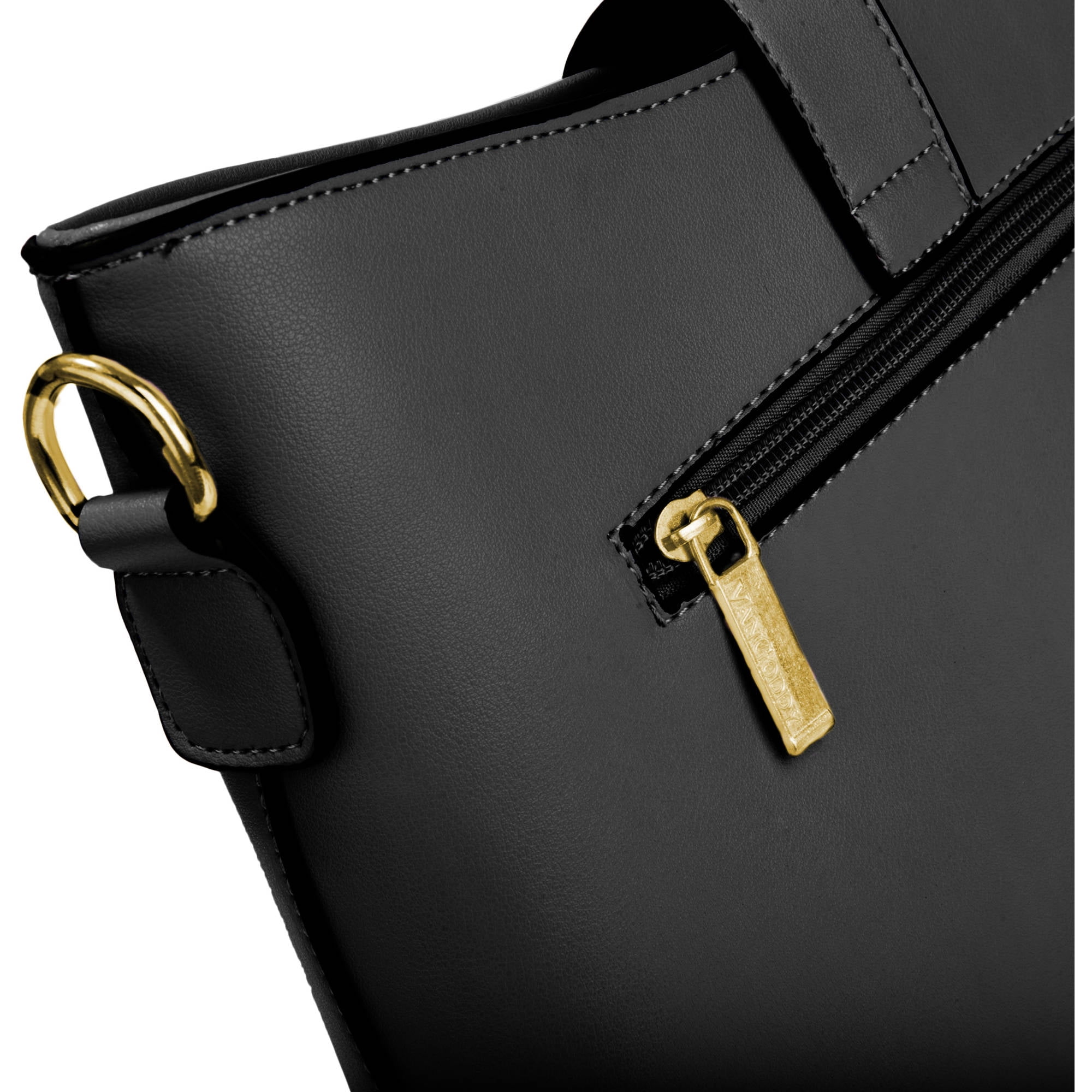 Women's Serena Leatherette Buckle Shoulder Bag