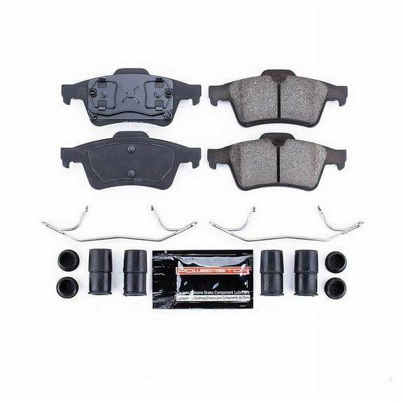 Power Stop Z23-973 Z23 Evolution Sport Carbon Fiber-Ceramic Brake Pad -Rear
