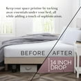 thumbnail image 2 of Southshore Fine Living, Inc. King Bed Skirt Wrap Around, Luxury Bed Skirt King Size, Lavender, 2 of 7