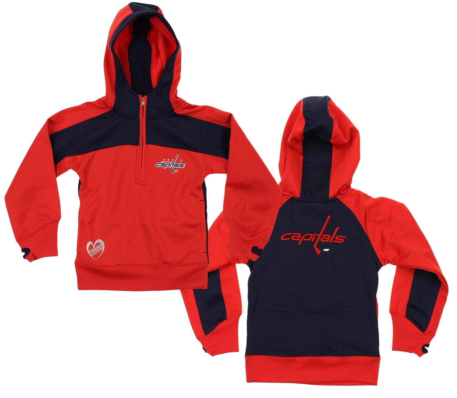 youth half zip pullover