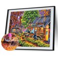 thumbnail image 2 of 5D DIY casa de campo completo redondo diamante pintura mosaico strass imagen FLhrweasw Nuevo, 2 of 9