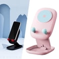 thumbnail image 4 of Soporte para teléfono , soporte para teléfono para escritorio Soporte para teléfono para viajes Soportes para tableta plegables Rosado Sunnimix soporte para teléfono celular, 4 of 7