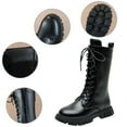 thumbnail image 6 of REDARER Girls Knee High Boots, Winter Boots with Lace Up and Plush Lining, Warm Sneakers for Cold Weather,Size:6-7 Years, 6 of 8