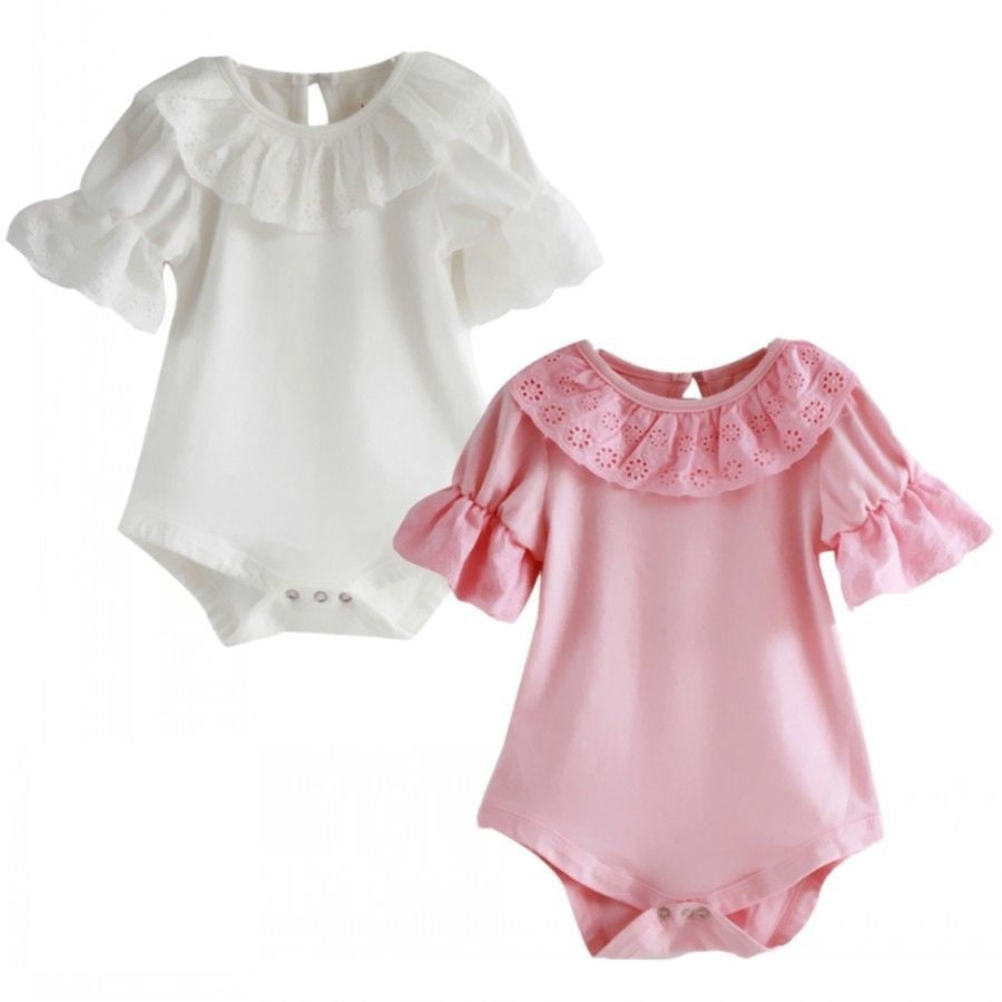 Canis Newborn Baby Girl Clothing Lace Romper Bodysuit Jumpsuit Outfit Clothes CA