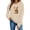 A01-Khaki-Sweatshirt, variant on Zxlsdmn Womens Long Sleeve Sweatshirts Comfy Crew Neck Pullover Tops Trendy Graphic Sweatshirt Casual Drop Shoulder Fall Winter Sweat Shirts M