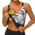 thumbnail image 4 of Lsque American Bald Eagle Printed Women'S Sports Bra, Compression, Moisture Wicking, High-Impact Sports Bra For Women,Supportive sports bra-Small, 4 of 9