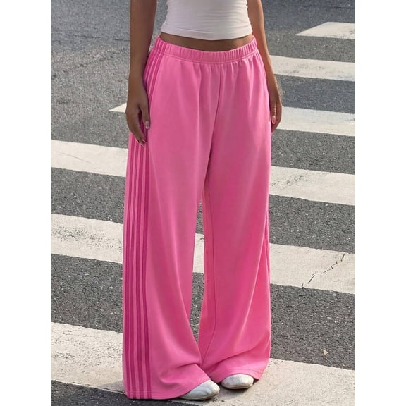 Women's Knit Casual Streetwear Sport Baggy Sweatpants Loose Pants, Vacation Pants Workout Summer