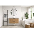 thumbnail image 6 of San Diego Floating Bathroom Vanity, Weathered Fir, Solid Wood, Mid Century Modern, 6 of 11
