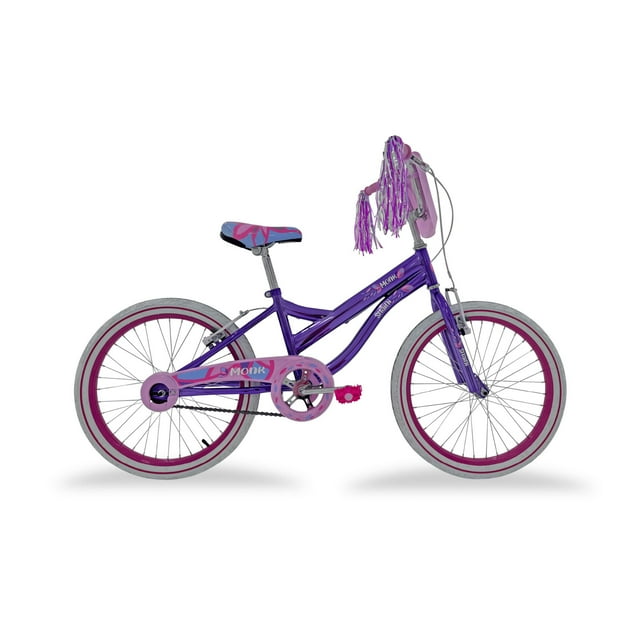 Bicicleta Infantil Monk Shaini Rodada 20 Para Niñas
