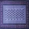 thumbnail image 1 of Ahgly Company Indoor Square Persian Blue Traditional Area Rugs, 4' Square, 1 of 4