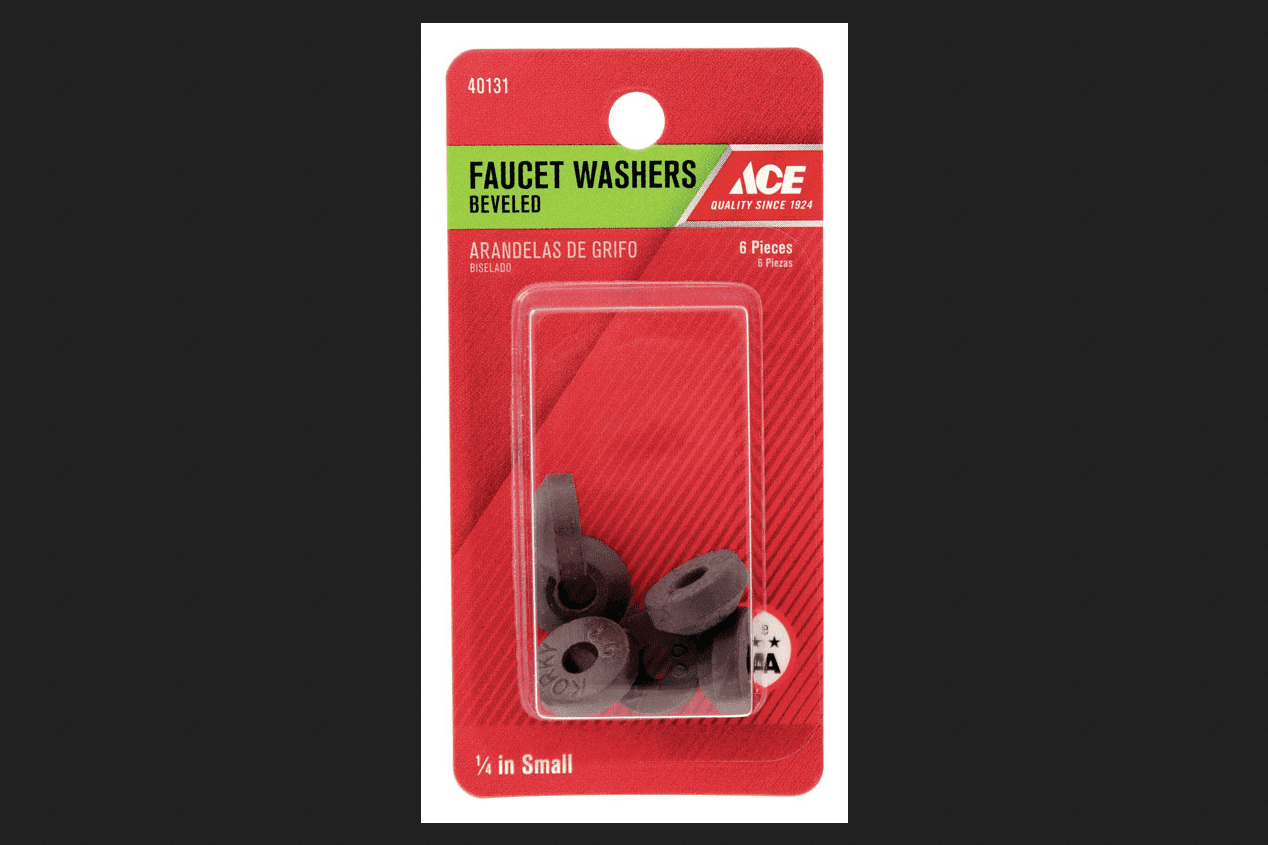 Ace Beveled Faucet Washer 1/2 in. Synthetic Rubber 0 Beveled 6 / Carded